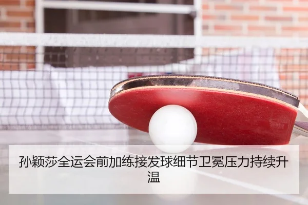孙颖莎全运会前加练接发球细节卫冕压力持续升温
